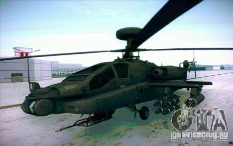 AH-64 Apache для GTA San Andreas