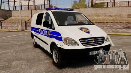 Mercedes-Benz Vito Croatian Police v2.0 [ELS] для GTA 4