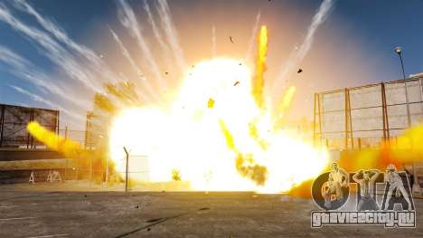 Новые эффекты взрыва и огня для GTA 4