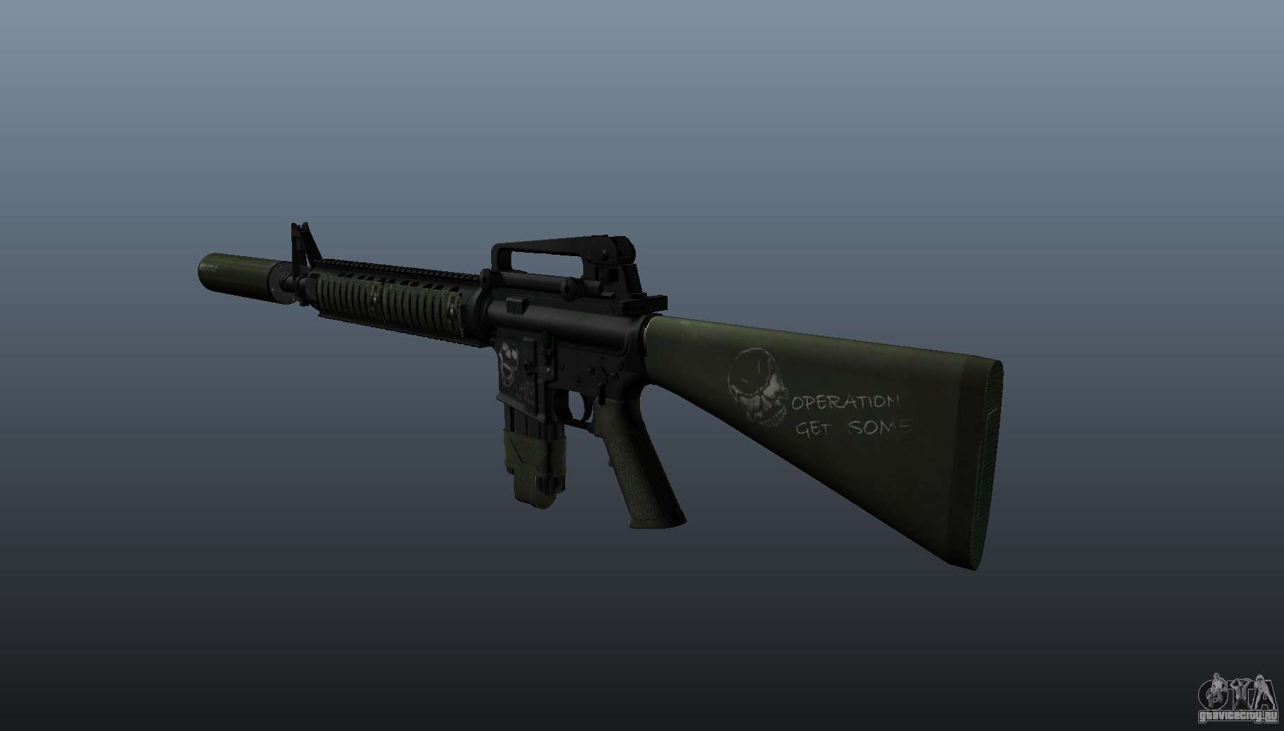 Штурмовая винтовка M16A4 для GTA 4.