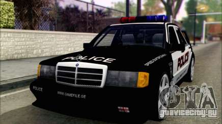 Mercedes-Benz 190E Evolution Police для GTA San Andreas