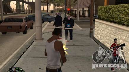 HUD The Ballas By Santiago для GTA San Andreas