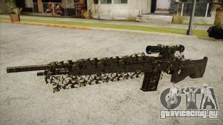 Sniper M-14 With Camouflage Grid для GTA San Andreas