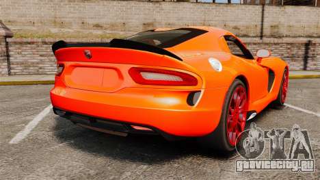 Dodge Viper SRT TA 2014 для GTA 4