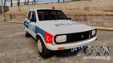 Renault 12 Turkish Police [ELS] для GTA 4