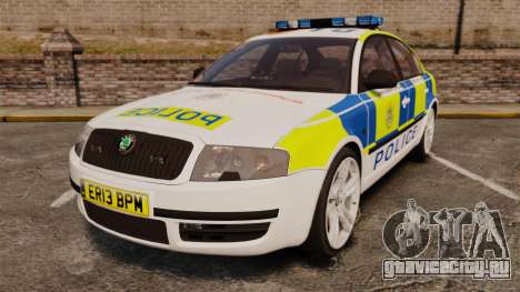 Skoda Superb 2006 Police [ELS] Whelen Edge для GTA 4