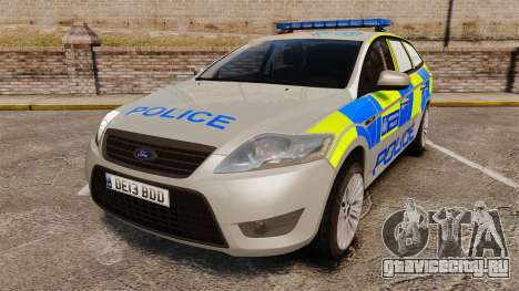 Ford Mondeo Metropolitan Police [ELS] для GTA 4