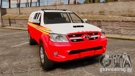 Toyota Hilux FDNY v2 [ELS] для GTA 4