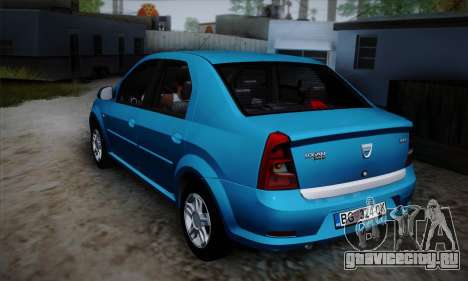 Dacia Logan для GTA San Andreas
