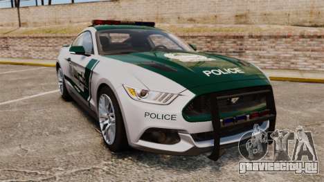 Ford Mustang GT 2015 Police для GTA 4