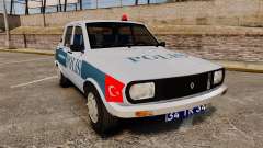 Renault 12 Turkish Police [ELS] для GTA 4