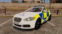 Jaguar XFR 2010 Police Marked [ELS] для GTA 4