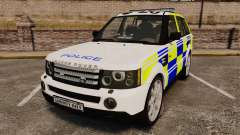 Range Rover Sport Metropolitan Police [ELS] для GTA 4