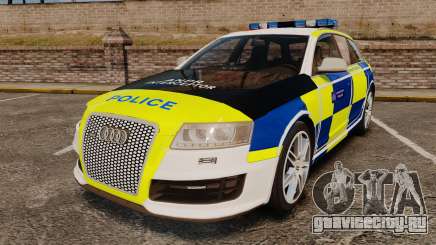Audi RS6 Avant Metropolitan Police [ELS] для GTA 4