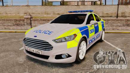 Ford Mondeo 2014 Metropolitan Police [ELS] для GTA 4