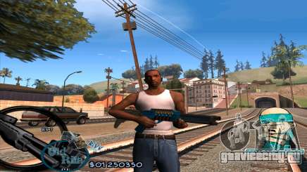 C-HUD Rifa by HARDy для GTA San Andreas