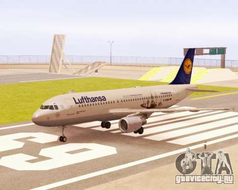 Airbus A320-200 Lufthansa для GTA San Andreas