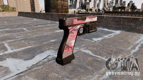 Пистолет Glock 20 Red Urban для GTA 4