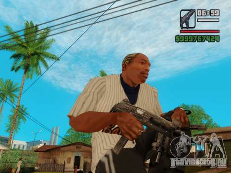 Пистолет-пулемёт UZI для GTA San Andreas