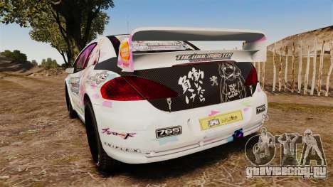Peugeot 307 WRC The Idolmaster Cinderella Girls для GTA 4