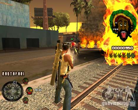 C-HUD Rastafari для GTA San Andreas