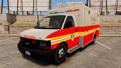 Brute Speedo FDLC Ambulance [ELS] для GTA 4