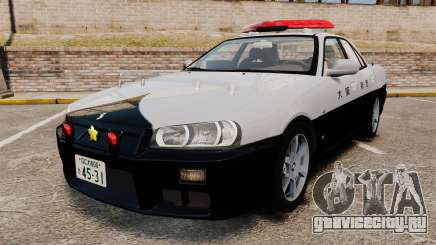 Nissan Skyline ER34 Police для GTA 4