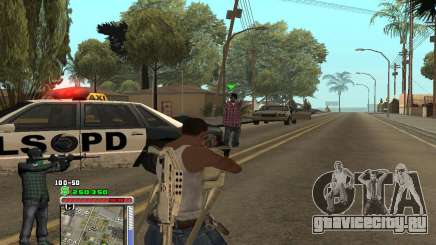 C-HUD Grove by Krutoyses для GTA San Andreas