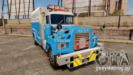 Mack R Bronx 1993 NYPD Emergency Service [ELS] для GTA 4