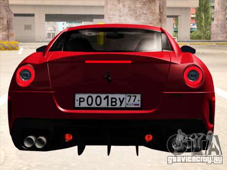 Ferrari 599 GTO для GTA San Andreas