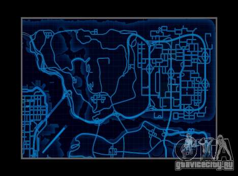 Карта в стиле Need For Speed World для GTA San Andreas