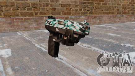 Пистолет FN Five-seveN LAM Aqua Camo для GTA 4