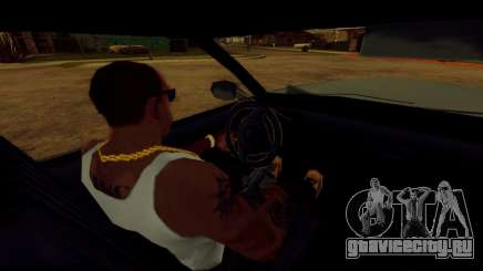 Вращающийся руль для стандартных автомобилей для GTA San Andreas