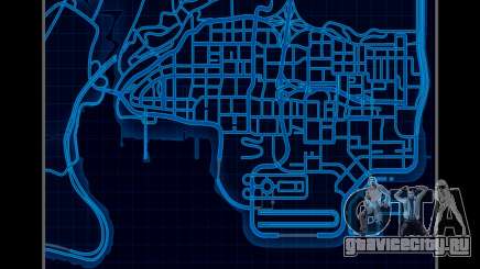 Карта в стиле Need For Speed World для GTA San Andreas