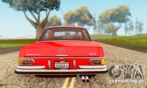 Mercedes-Benz 300SEL Stock 1972 для GTA San Andreas