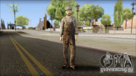 Male Civilian Worker для GTA San Andreas