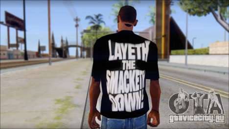 WWE The Rock T-Shirt для GTA San Andreas