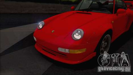 Porsche 911 GT2 (993) 1995 V1.0 EU Plate для GTA San Andreas