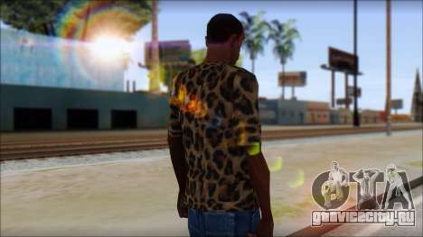 Tiger Skin T-Shirt Mod для GTA San Andreas