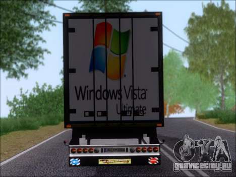 Прицеп Windows Vista Ultimate для GTA San Andreas