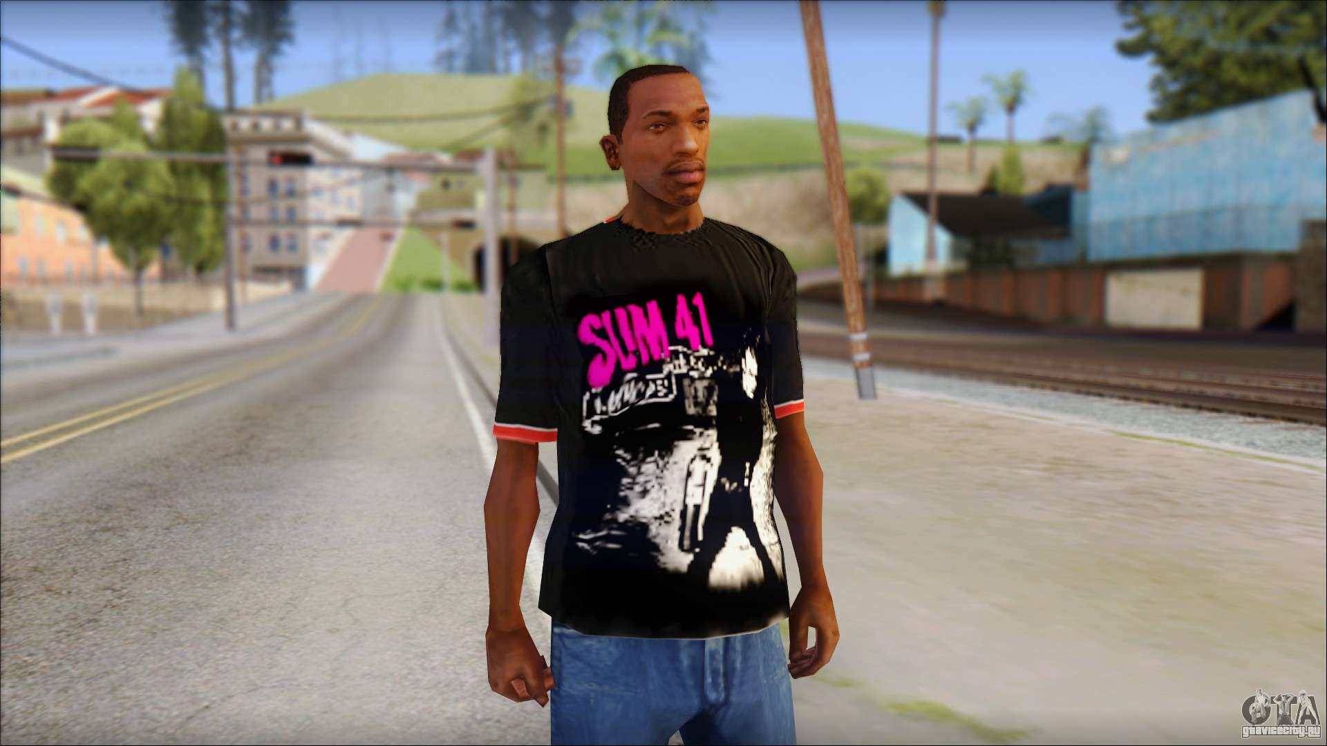 Sum 41 T-Shirt для GTA San Andreas. 