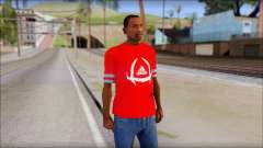 T-Shirt Adidas Red для GTA San Andreas