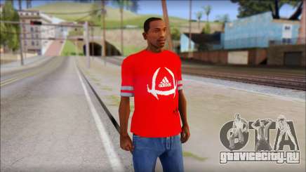 T-Shirt Adidas Red для GTA San Andreas