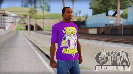 John Cena Purple T-Shirt для GTA San Andreas