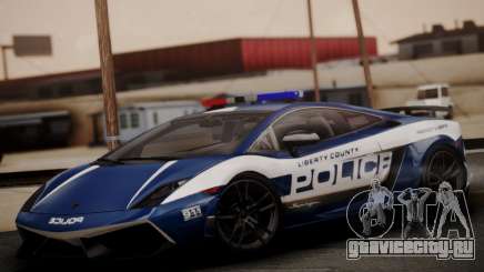 Lamborghini Gallardo LP 570-4 2011 Police v2 для GTA San Andreas
