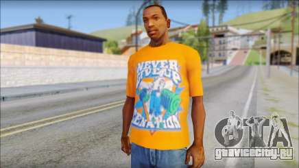 John Cena Orange T-Shirt для GTA San Andreas