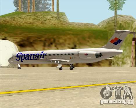 McDonnell Douglas MD-82 Spanair для GTA San Andreas
