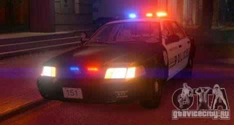 Ford Crown Victoria LCPD [ELS] No Pushbar для GTA 4
