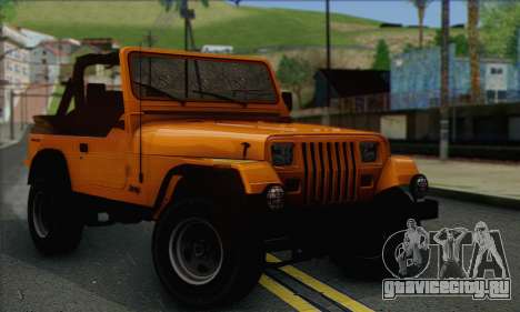 Jeep Wrangler для GTA San Andreas
