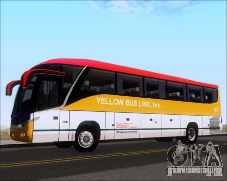 Marcopolo Paradiso G7 1050 Yellow Bus Line A-2 для GTA San Andreas